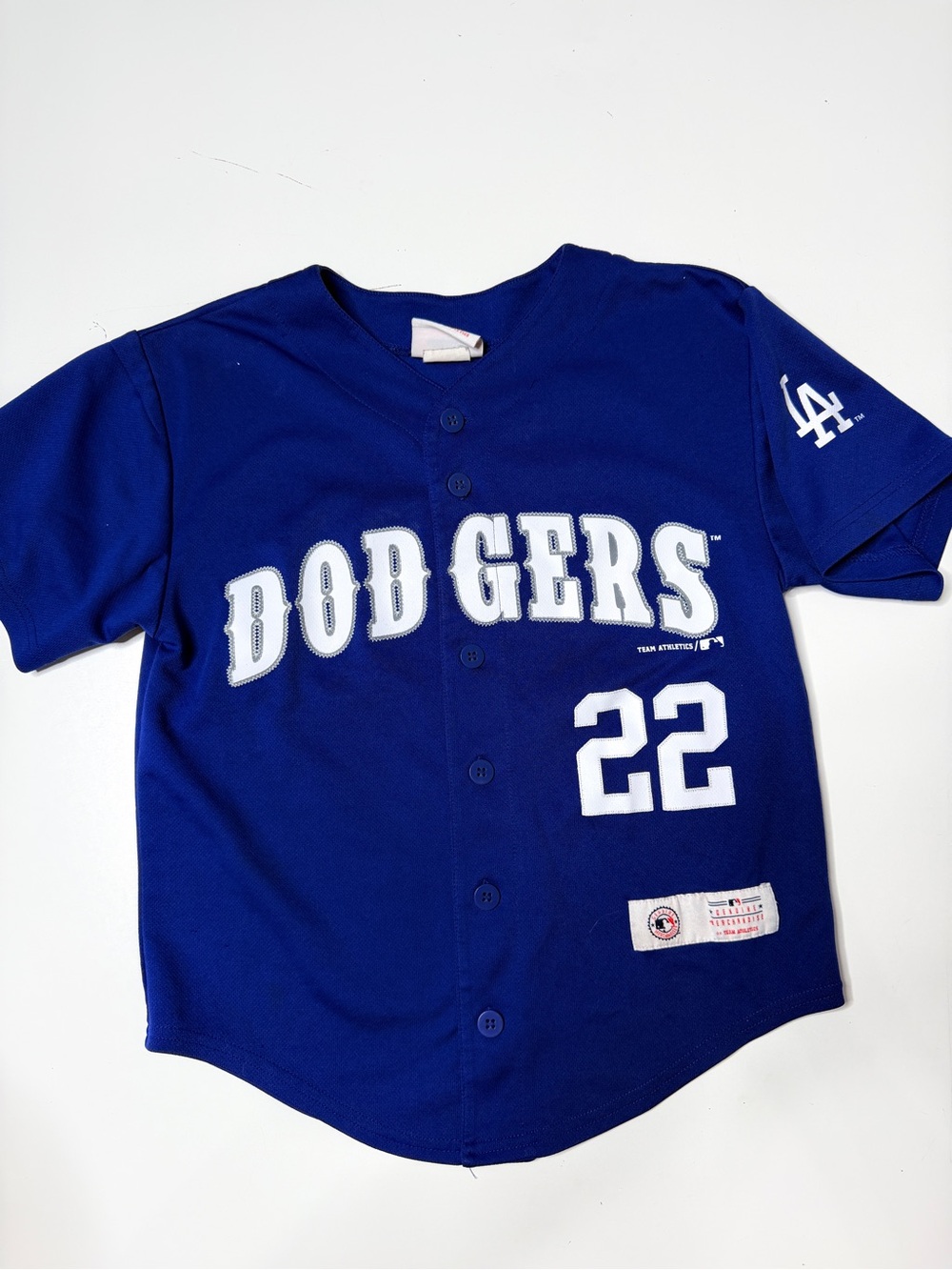 LA Dodgers Los Angeles Clayton kershaw 22 youth kids small jersey baseball